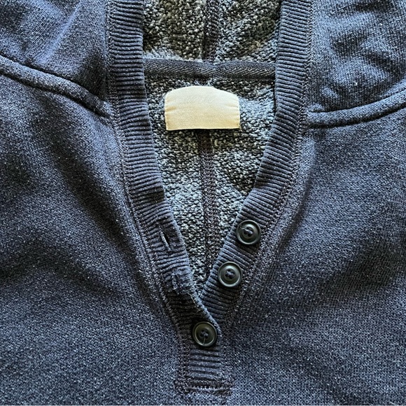 Aerie Navy Blue Hoodie Sweatshirt - Picture 2 of 5